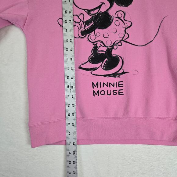 Disney Minnie Mouse Pullover Sweater Womens small pink 0616 - Picture 6 of 6